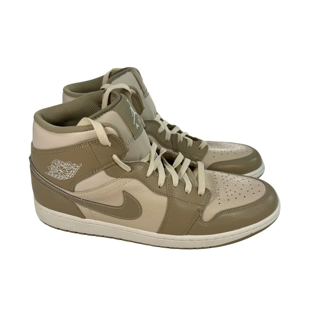 Nike Air Jordan 1 Mid Legend Light Brown Tan HF4830-203 Mens 13 Basketball Shoes